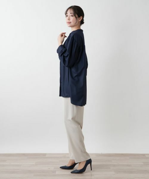 Leilian PLUS HOUSE / レリアンプラスハウス シャツ・ブラウス | 【店舗人気】ギャザーブラウス【プラス企画】 | 詳細5