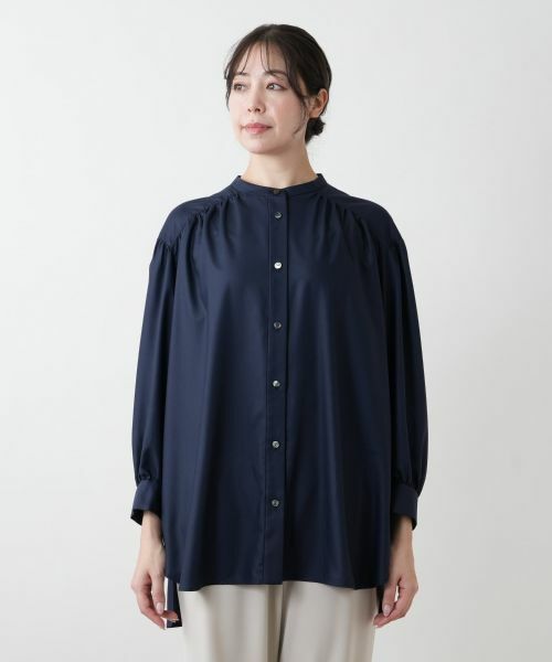 Leilian PLUS HOUSE / レリアンプラスハウス シャツ・ブラウス | 【店舗人気】ギャザーブラウス【プラス企画】 | 詳細7