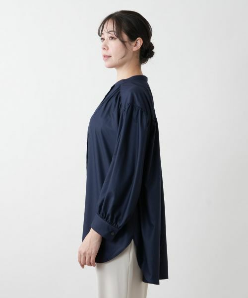 Leilian PLUS HOUSE / レリアンプラスハウス シャツ・ブラウス | 【店舗人気】ギャザーブラウス【プラス企画】 | 詳細8