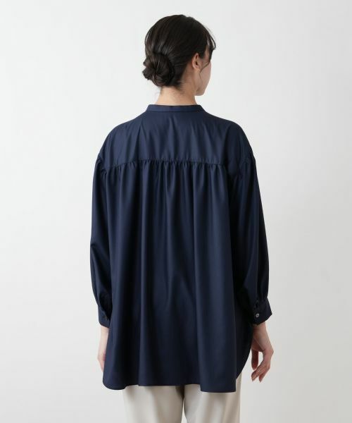 Leilian PLUS HOUSE / レリアンプラスハウス シャツ・ブラウス | 【店舗人気】ギャザーブラウス【プラス企画】 | 詳細9