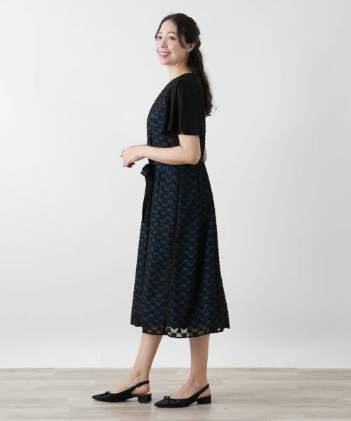 Leilian PLUS HOUSE / レリアンプラスハウス ドレス | 【店舗人気】プリントフレアワンピース【プラス企画】 | 詳細2