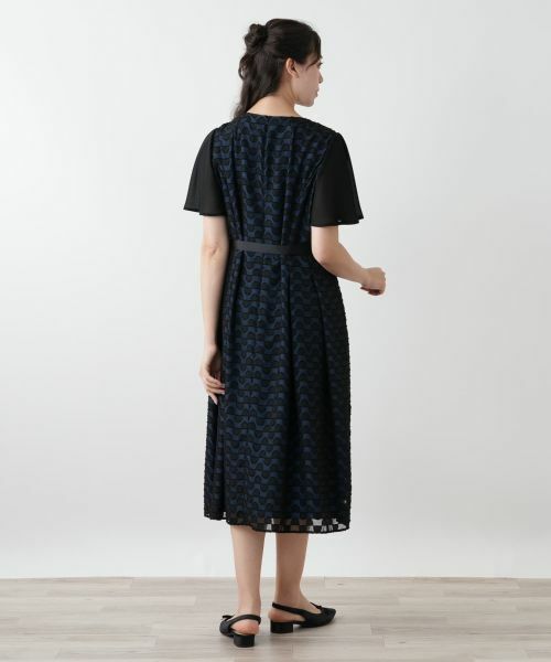 Leilian PLUS HOUSE / レリアンプラスハウス ドレス | 【店舗人気】プリントフレアワンピース【プラス企画】 | 詳細3