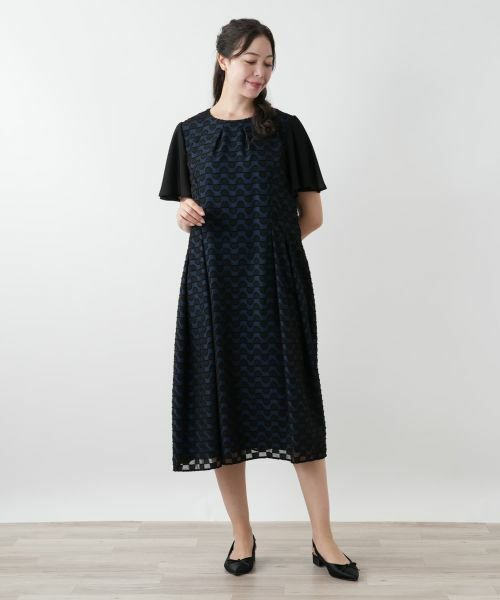 Leilian PLUS HOUSE / レリアンプラスハウス ドレス | 【店舗人気】プリントフレアワンピース【プラス企画】 | 詳細4