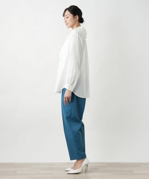 Leilian PLUS HOUSE / レリアンプラスハウス シャツ・ブラウス | リボンカラーブラウス【BOURGE】 | 詳細2