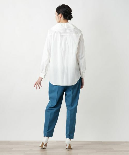 Leilian PLUS HOUSE / レリアンプラスハウス シャツ・ブラウス | リボンカラーブラウス【BOURGE】 | 詳細3