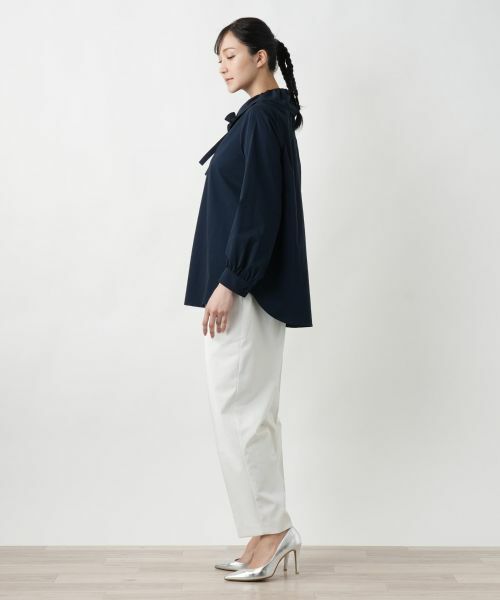 Leilian PLUS HOUSE / レリアンプラスハウス シャツ・ブラウス | リボンカラーブラウス【BOURGE】 | 詳細5