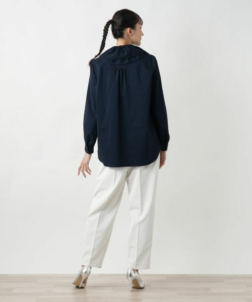 Leilian PLUS HOUSE / レリアンプラスハウス シャツ・ブラウス | リボンカラーブラウス【BOURGE】 | 詳細6