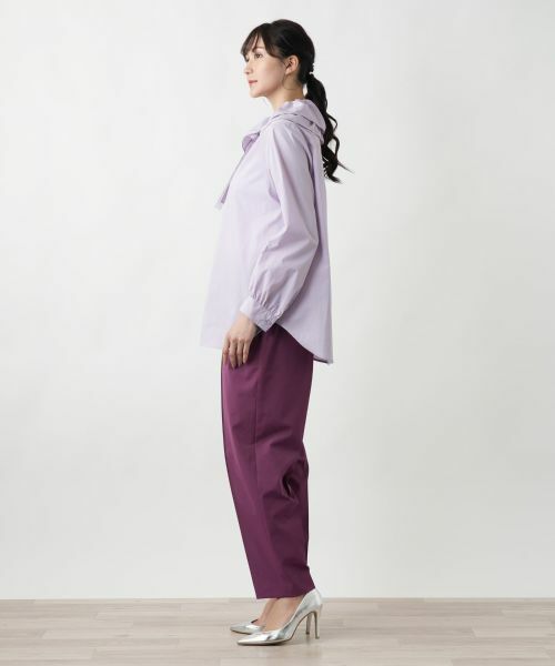 Leilian PLUS HOUSE / レリアンプラスハウス シャツ・ブラウス | リボンカラーブラウス【BOURGE】 | 詳細8