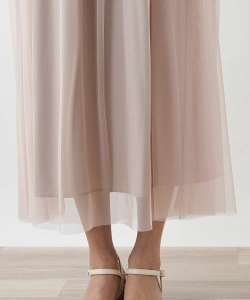 Leilian PLUS HOUSE / レリアンプラスハウス ミニ・ひざ丈スカート | 【店舗人気】チュールフレアスカート【BOURGE】 | 詳細11