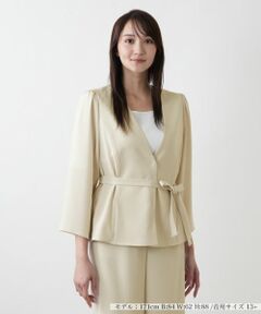 Leilian PLUS HOUSE / レリアンプラスハウス テーラードジャケット | ノーカラージャケット【BOURGE】