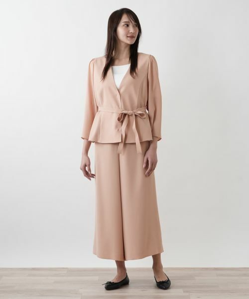 Leilian PLUS HOUSE / レリアンプラスハウス テーラードジャケット | ノーカラージャケット【BOURGE】 | 詳細1