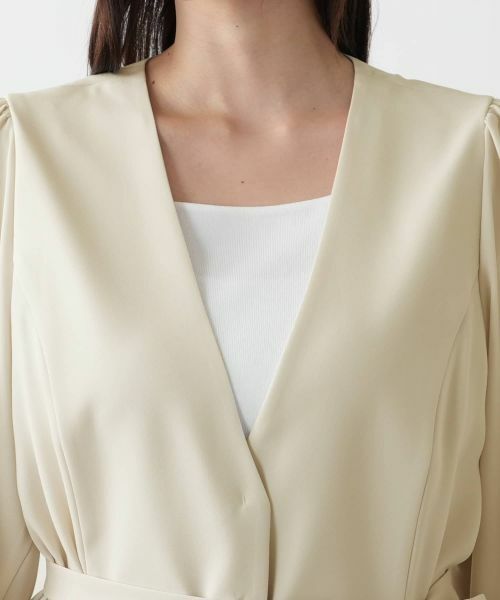 Leilian PLUS HOUSE / レリアンプラスハウス テーラードジャケット | ノーカラージャケット【BOURGE】 | 詳細11