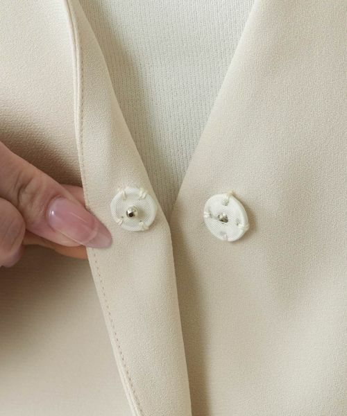 Leilian PLUS HOUSE / レリアンプラスハウス テーラードジャケット | ノーカラージャケット【BOURGE】 | 詳細16