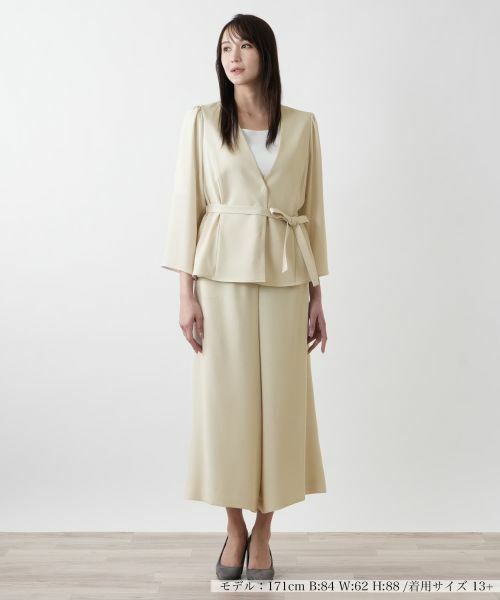 Leilian PLUS HOUSE / レリアンプラスハウス テーラードジャケット | ノーカラージャケット【BOURGE】 | 詳細4