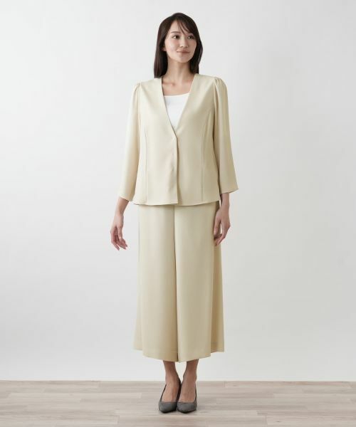 Leilian PLUS HOUSE / レリアンプラスハウス テーラードジャケット | ノーカラージャケット【BOURGE】 | 詳細7