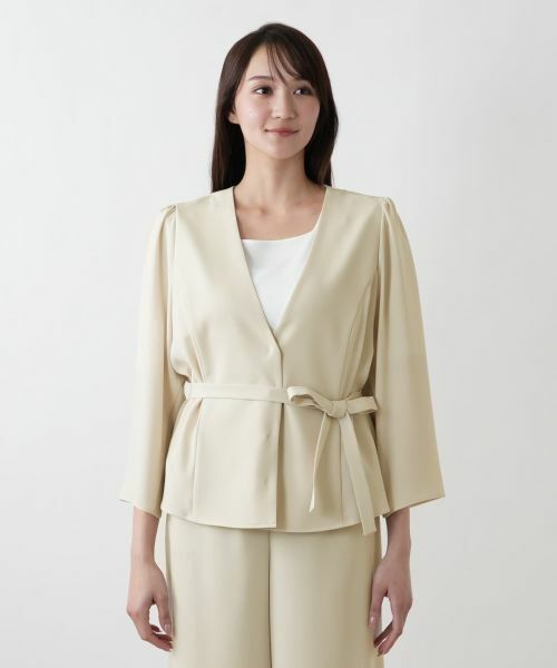 Leilian PLUS HOUSE / レリアンプラスハウス テーラードジャケット | ノーカラージャケット【BOURGE】 | 詳細8