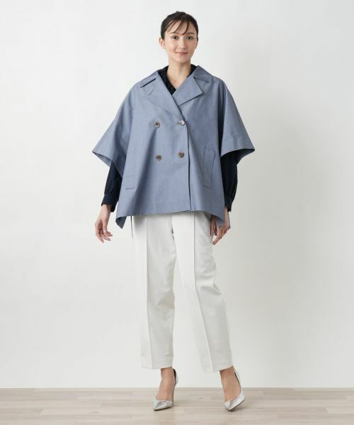 Leilian PLUS HOUSE / レリアンプラスハウス その他アウター | 【店舗人気】ハーフスリーブコ−ト | 詳細1