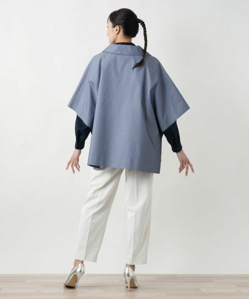 Leilian PLUS HOUSE / レリアンプラスハウス その他アウター | 【店舗人気】ハーフスリーブコ−ト | 詳細3