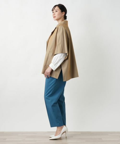 Leilian PLUS HOUSE / レリアンプラスハウス その他アウター | 【店舗人気】ハーフスリーブコ−ト | 詳細5