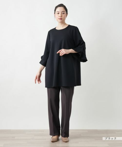 Leilian PLUS HOUSE / レリアンプラスハウス シャツ・ブラウス | 【店舗人気】チュニックブラウス【プラス企画】 | 詳細1