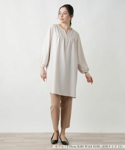 Leilian PLUS HOUSE / レリアンプラスハウス シャツ・ブラウス | 【店舗人気】チュニックブラウス【プラス企画】 | 詳細7