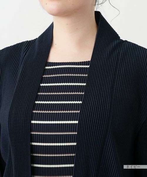 Leilian PLUS HOUSE / レリアンプラスハウス シャツ・ブラウス | 【店舗人気】ボーダーレイヤード風ブラウス【プラス企画】 | 詳細10