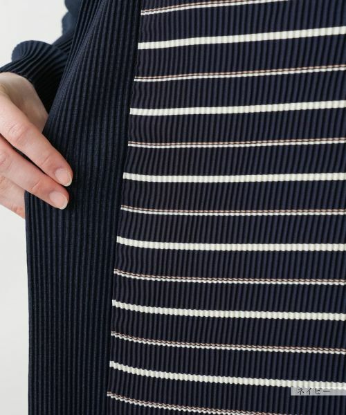 Leilian PLUS HOUSE / レリアンプラスハウス シャツ・ブラウス | 【店舗人気】ボーダーレイヤード風ブラウス【プラス企画】 | 詳細14