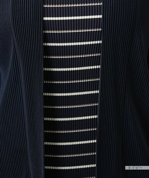 Leilian PLUS HOUSE / レリアンプラスハウス シャツ・ブラウス | 【店舗人気】ボーダーレイヤード風ブラウス【プラス企画】 | 詳細16