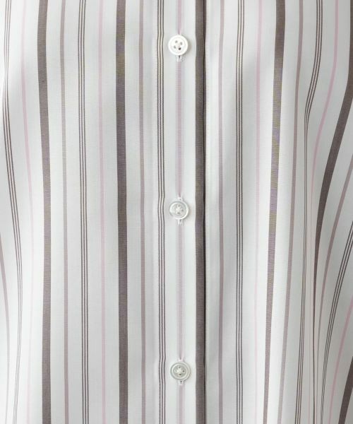 Leilian PLUS HOUSE / レリアンプラスハウス シャツ・ブラウス | 【店舗人気】ストライプシャツ【Leilian WHITE LABEL】【SOMELOS】 | 詳細11