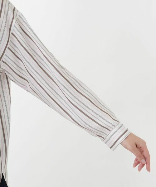 Leilian PLUS HOUSE / レリアンプラスハウス シャツ・ブラウス | 【店舗人気】ストライプシャツ【Leilian WHITE LABEL】【SOMELOS】 | 詳細9