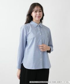 Leilian PLUS HOUSE / レリアンプラスハウス シャツ・ブラウス | 【店舗人気】プリントブラウス【Leilian WHITE LABEL】