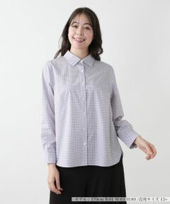 Leilian PLUS HOUSE / レリアンプラスハウス シャツ・ブラウス | 【店舗人気】プリントブラウス【Leilian WHITE LABEL】