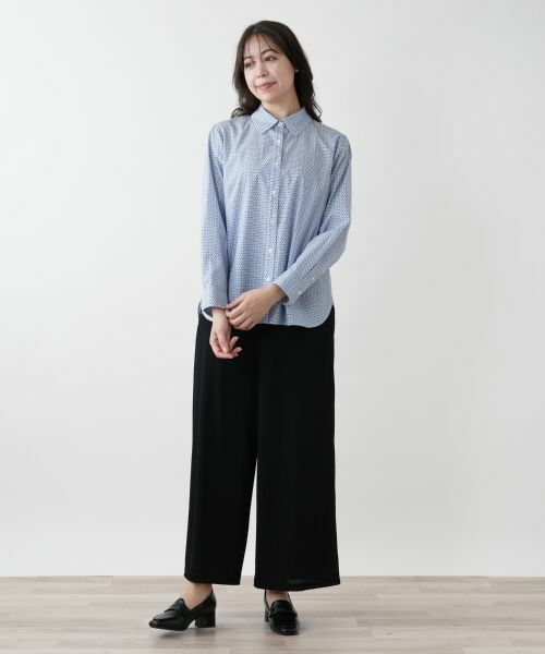 Leilian PLUS HOUSE / レリアンプラスハウス シャツ・ブラウス | 【店舗人気】プリントブラウス【Leilian WHITE LABEL】 | 詳細1