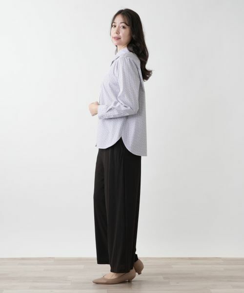 Leilian PLUS HOUSE / レリアンプラスハウス シャツ・ブラウス | 【店舗人気】プリントブラウス【Leilian WHITE LABEL】 | 詳細5