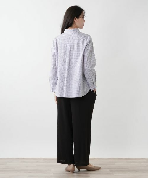 Leilian PLUS HOUSE / レリアンプラスハウス シャツ・ブラウス | 【店舗人気】プリントブラウス【Leilian WHITE LABEL】 | 詳細6