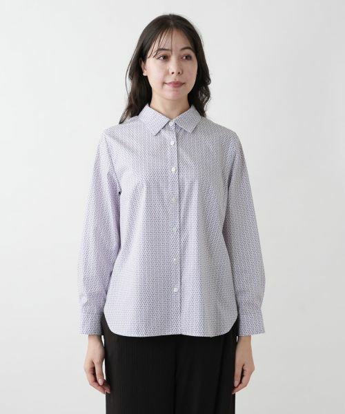 Leilian PLUS HOUSE / レリアンプラスハウス シャツ・ブラウス | 【店舗人気】プリントブラウス【Leilian WHITE LABEL】 | 詳細7