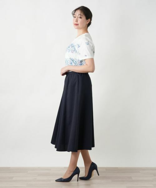 Leilian PLUS HOUSE / レリアンプラスハウス ミニ・ひざ丈スカート | 【店舗人気】フレアスカート | 詳細2