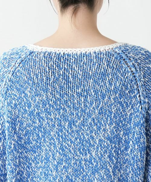 Leilian PLUS HOUSE / レリアンプラスハウス ニット・セーター | 霜降り調クルーネックニット【BARNA】 | 詳細11