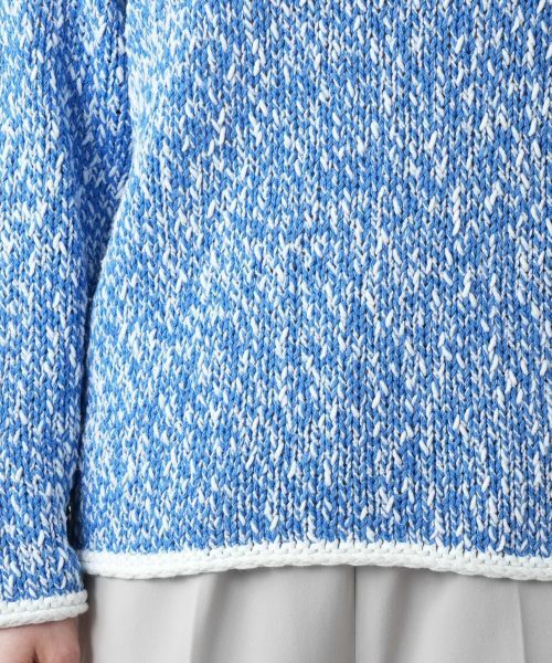 Leilian PLUS HOUSE / レリアンプラスハウス ニット・セーター | 霜降り調クルーネックニット【BARNA】 | 詳細14