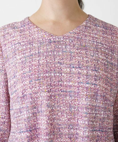 Leilian PLUS HOUSE / レリアンプラスハウス ドレス | 【店舗人気】サイドプリーツワンピース【プラス企画】 | 詳細11