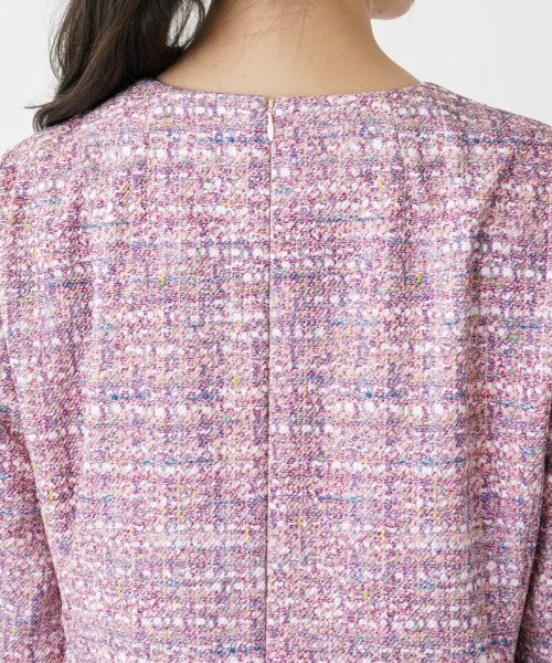 Leilian PLUS HOUSE / レリアンプラスハウス ドレス | 【店舗人気】サイドプリーツワンピース【プラス企画】 | 詳細12