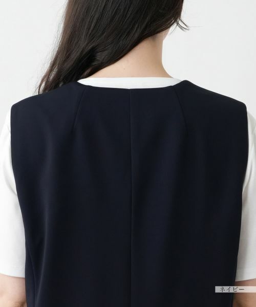 Leilian PLUS HOUSE / レリアンプラスハウス テーラードジャケット | 【店舗人気】Vネックベスト【プラス企画】 | 詳細11