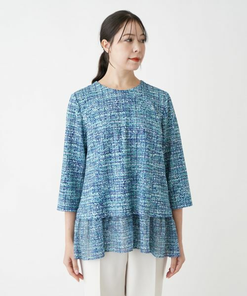 Leilian PLUS HOUSE / レリアンプラスハウス シャツ・ブラウス | 【店舗人気】ペプラムブラウス【プラス企画】 | 詳細7