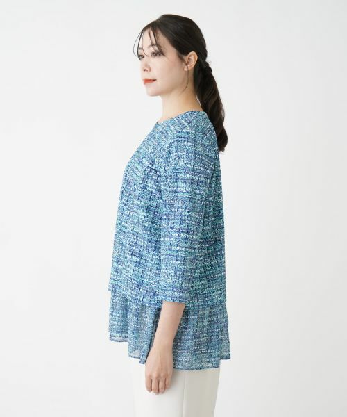 Leilian PLUS HOUSE / レリアンプラスハウス シャツ・ブラウス | 【店舗人気】ペプラムブラウス【プラス企画】 | 詳細8