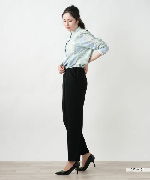 Leilian PLUS HOUSE / レリアンプラスハウス その他パンツ | 【店舗人気】ストレッチテーパードパンツ【プラス企画】 | 詳細2