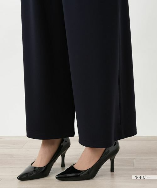 Leilian PLUS HOUSE / レリアンプラスハウス その他パンツ | 【店舗人気】ストレッチワイドパンツ【プラス企画】 | 詳細12