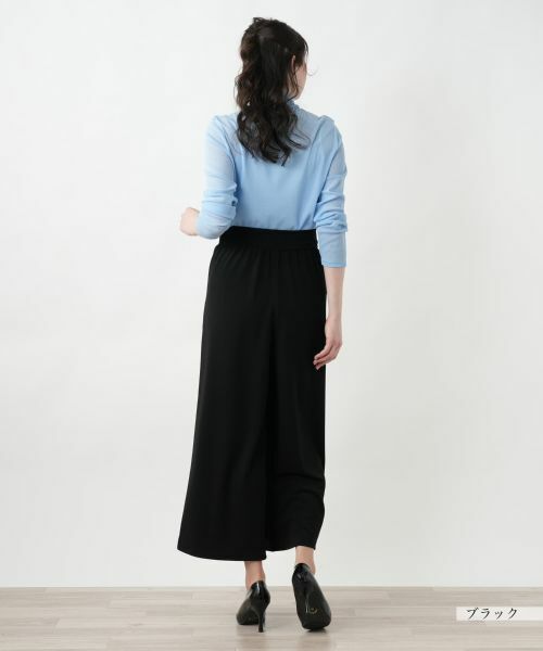 Leilian PLUS HOUSE / レリアンプラスハウス その他パンツ | 【店舗人気】ストレッチワイドパンツ【プラス企画】 | 詳細3