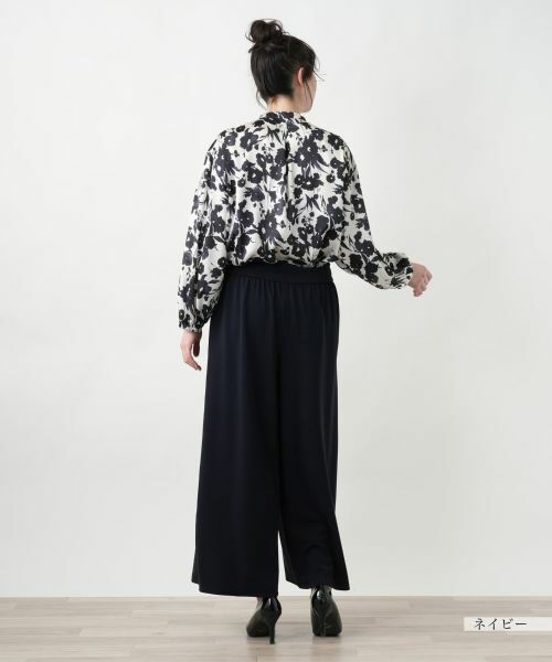 Leilian PLUS HOUSE / レリアンプラスハウス その他パンツ | 【店舗人気】ストレッチワイドパンツ【プラス企画】 | 詳細6