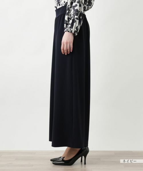 Leilian PLUS HOUSE / レリアンプラスハウス その他パンツ | 【店舗人気】ストレッチワイドパンツ【プラス企画】 | 詳細8