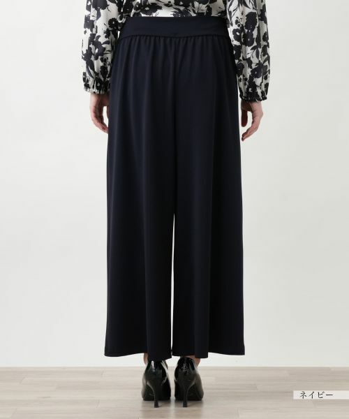 Leilian PLUS HOUSE / レリアンプラスハウス その他パンツ | 【店舗人気】ストレッチワイドパンツ【プラス企画】 | 詳細9